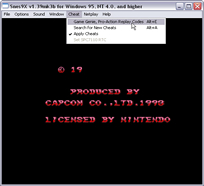 snes9x ex cheat cht file